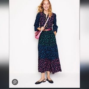 Boden "Alba"  Fruit Dove Maxi Dress fall/spring